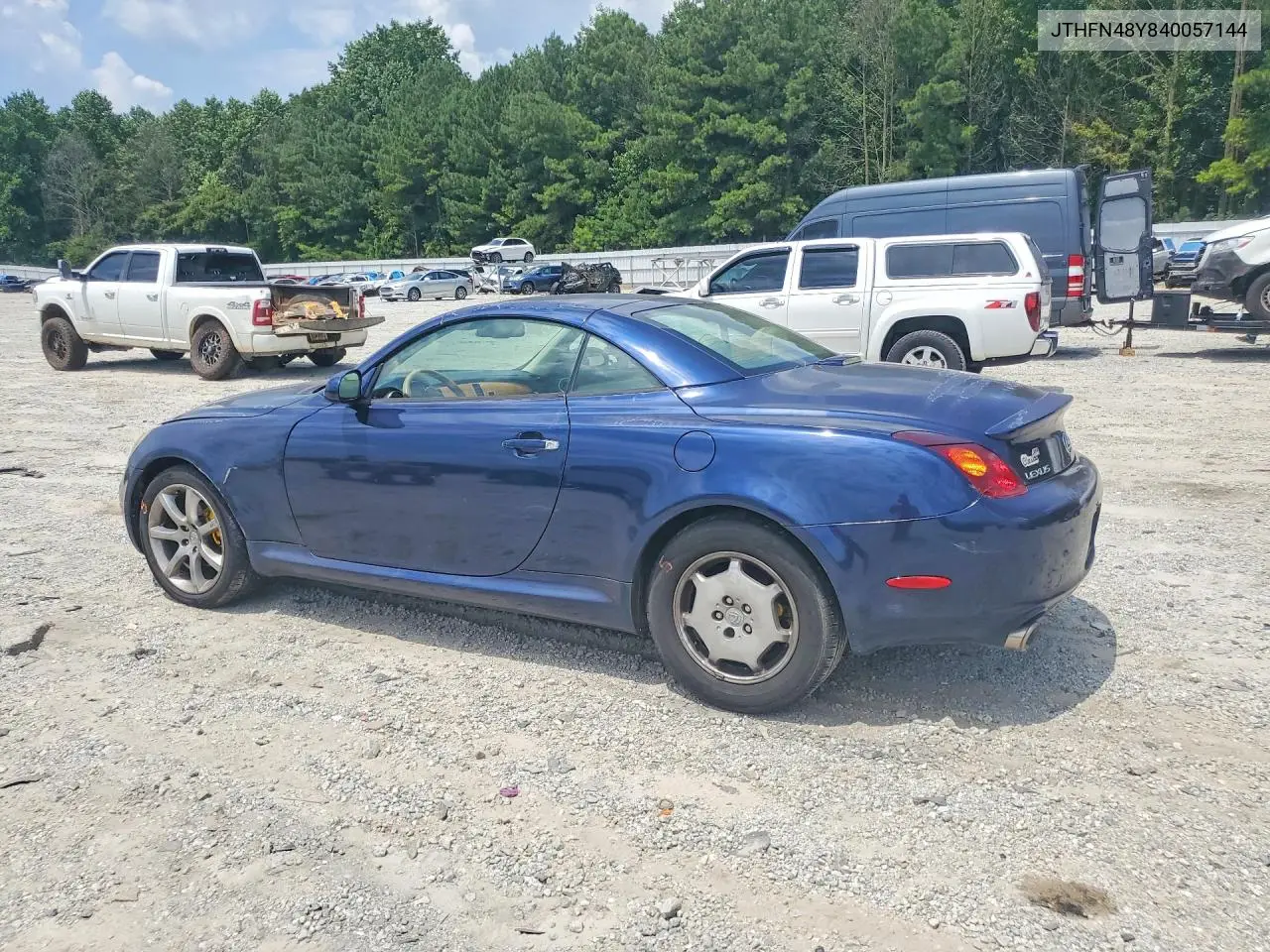 2004 Lexus Sc 430 VIN: JTHFN48Y840057144 Lot: 59277096