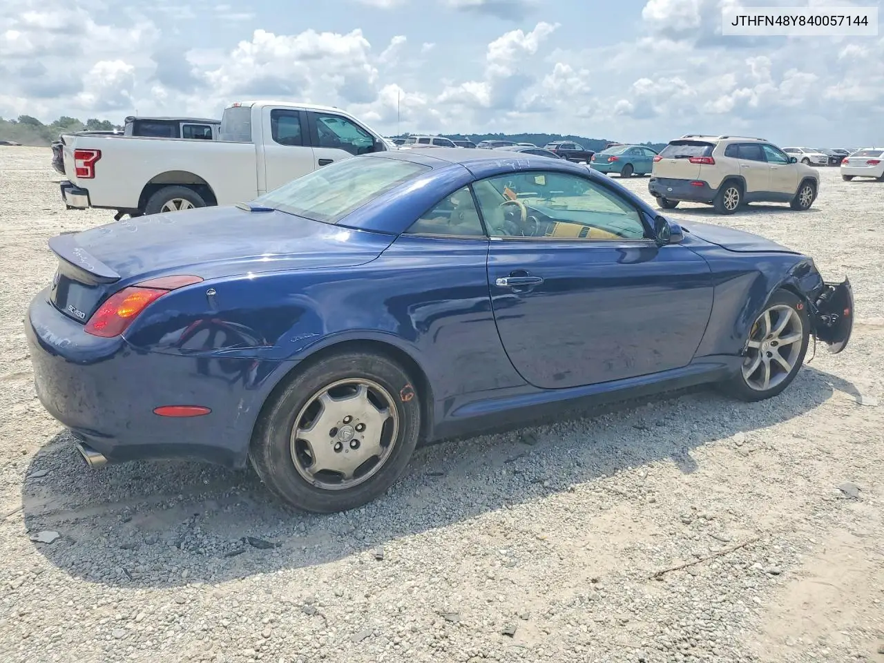 2004 Lexus Sc 430 VIN: JTHFN48Y840057144 Lot: 59277096