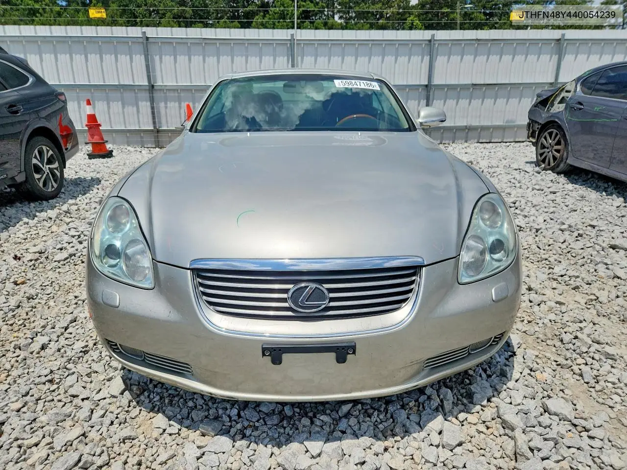 2004 Lexus Sc 430 VIN: JTHFN48Y440054239 Lot: 59847186