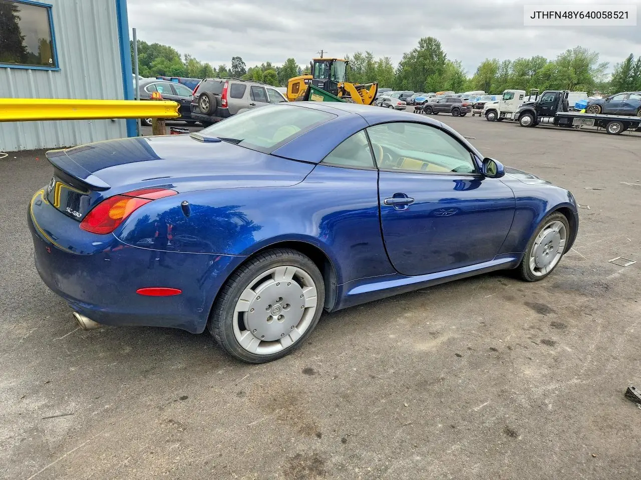 2004 Lexus Sc 430 VIN: JTHFN48Y640058521 Lot: 60713846