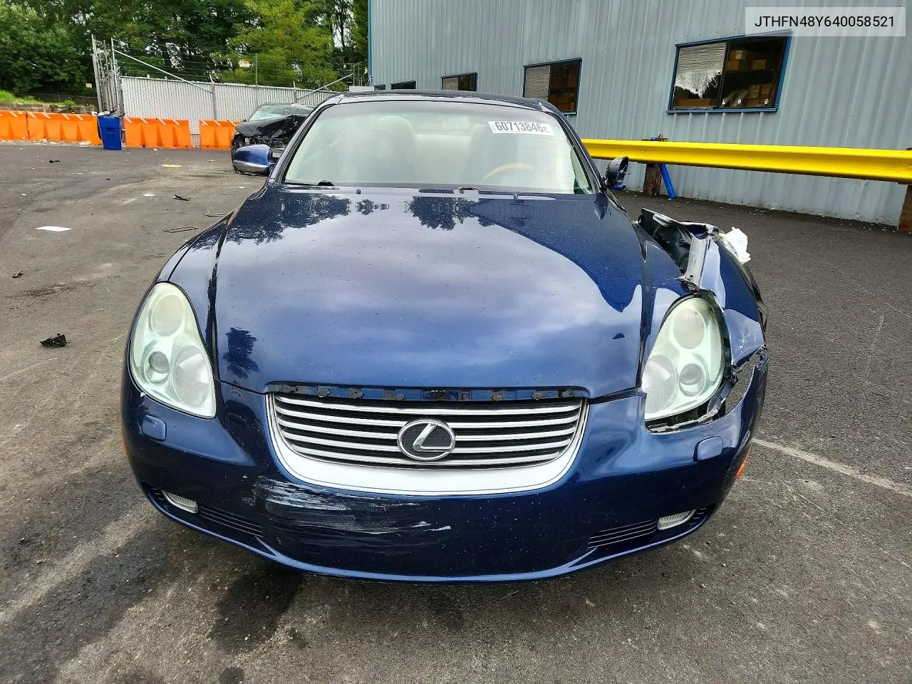 2004 Lexus Sc 430 VIN: JTHFN48Y640058521 Lot: 60713846