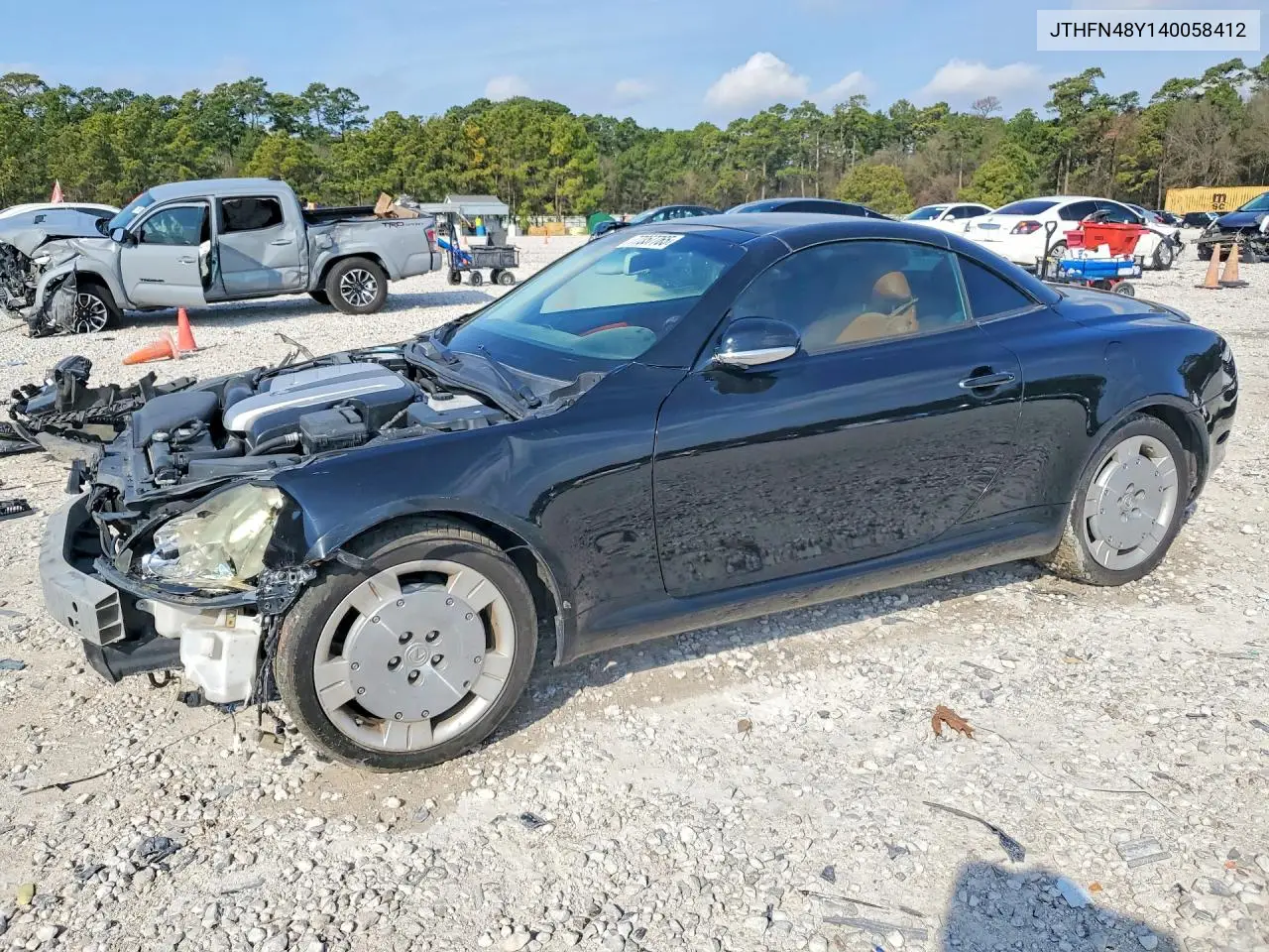 2004 Lexus Sc 430 Base VIN: JTHFN48Y140058412 Lot: 77357765