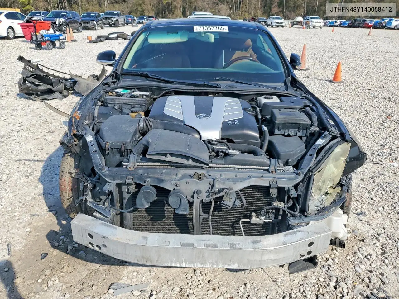 2004 Lexus Sc 430 Base VIN: JTHFN48Y140058412 Lot: 77357765