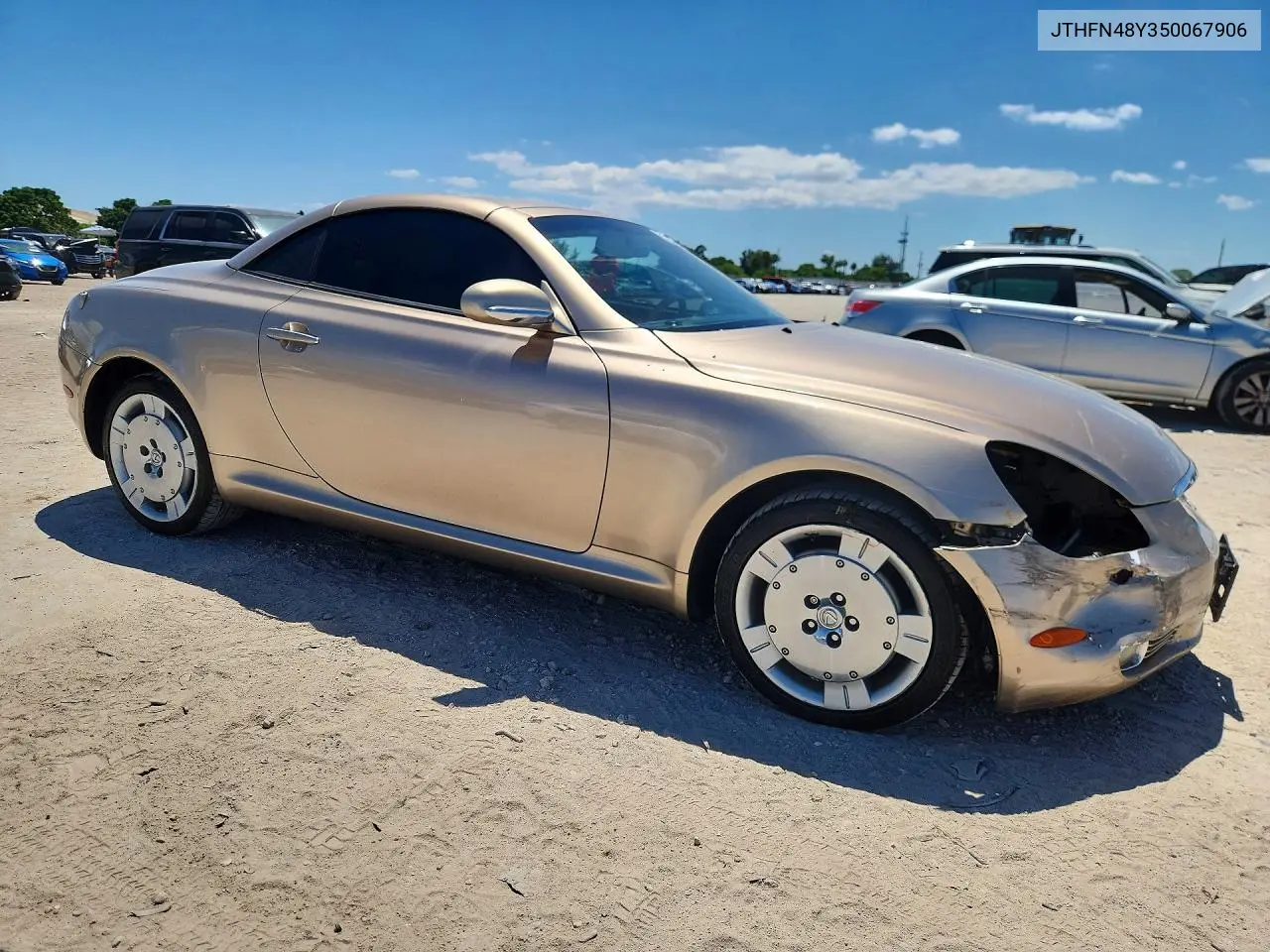 2005 Lexus Sc 430 VIN: JTHFN48Y350067906 Lot: 52746336