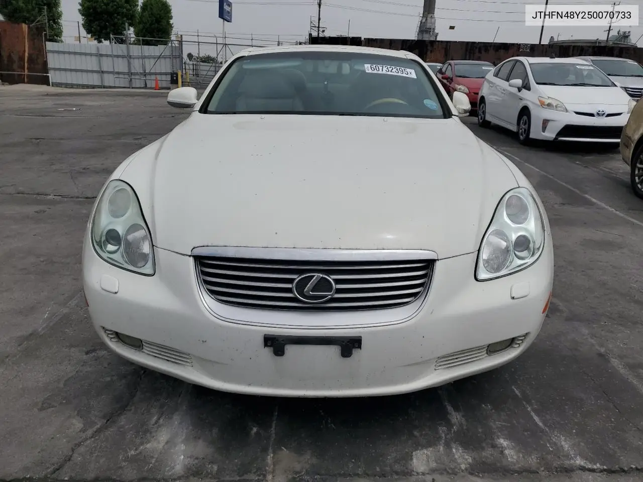 2005 Lexus Sc 430 VIN: JTHFN48Y250070733 Lot: 69216915