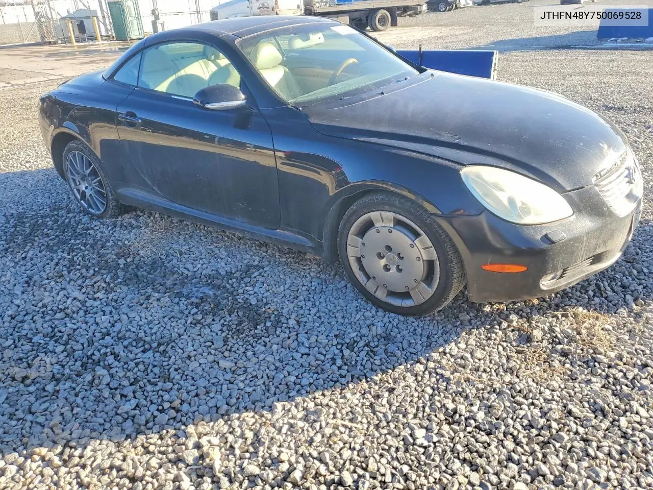 2005 Lexus Sc 430 VIN: JTHFN48Y750069528 Lot: 75123975