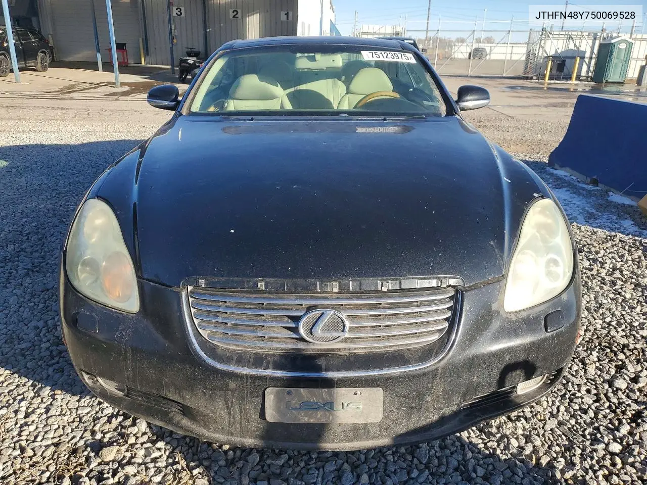 2005 Lexus Sc 430 VIN: JTHFN48Y750069528 Lot: 75123975