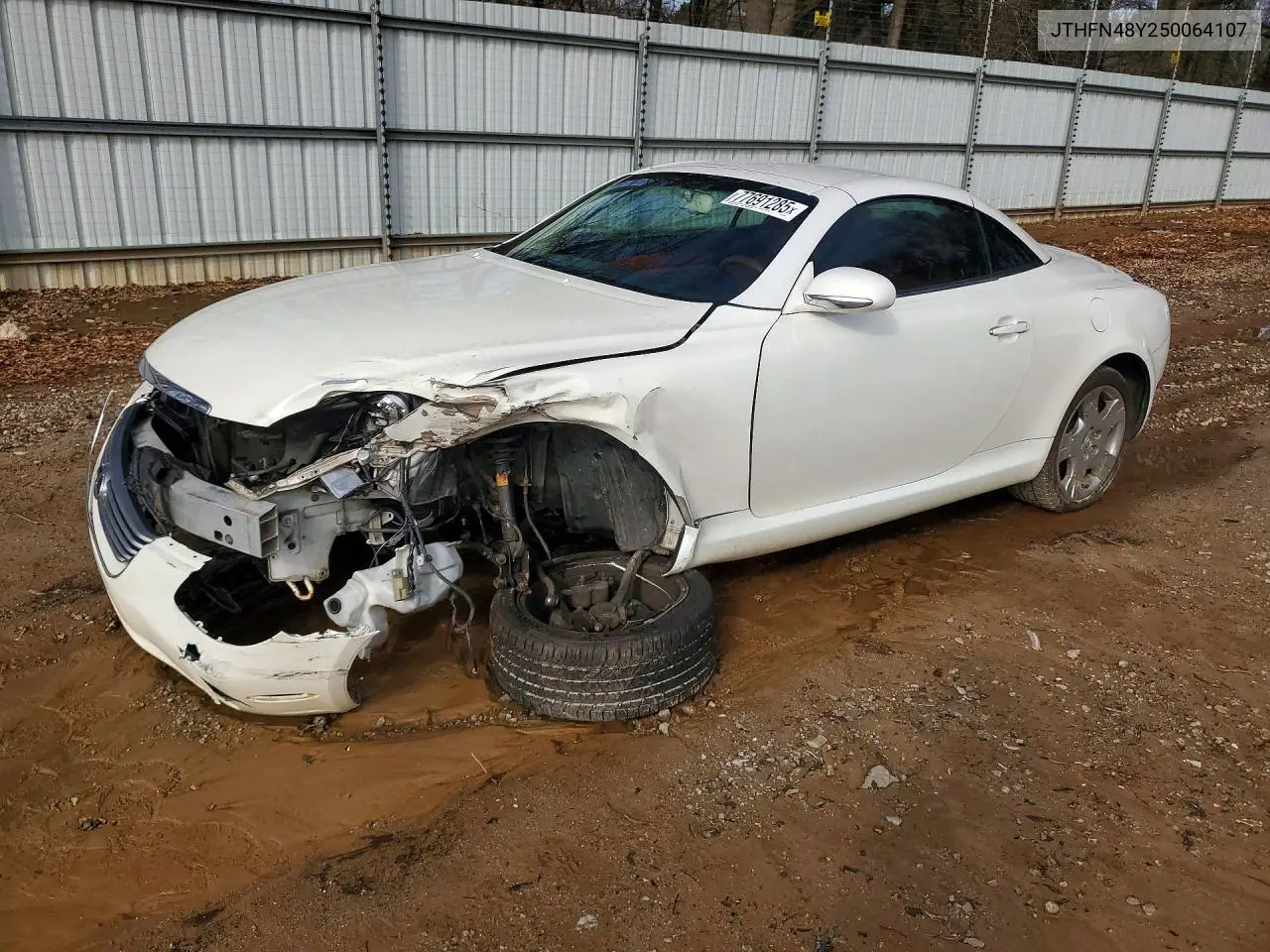 2005 Lexus Sc 430 VIN: JTHFN48Y250064107 Lot: 77691285