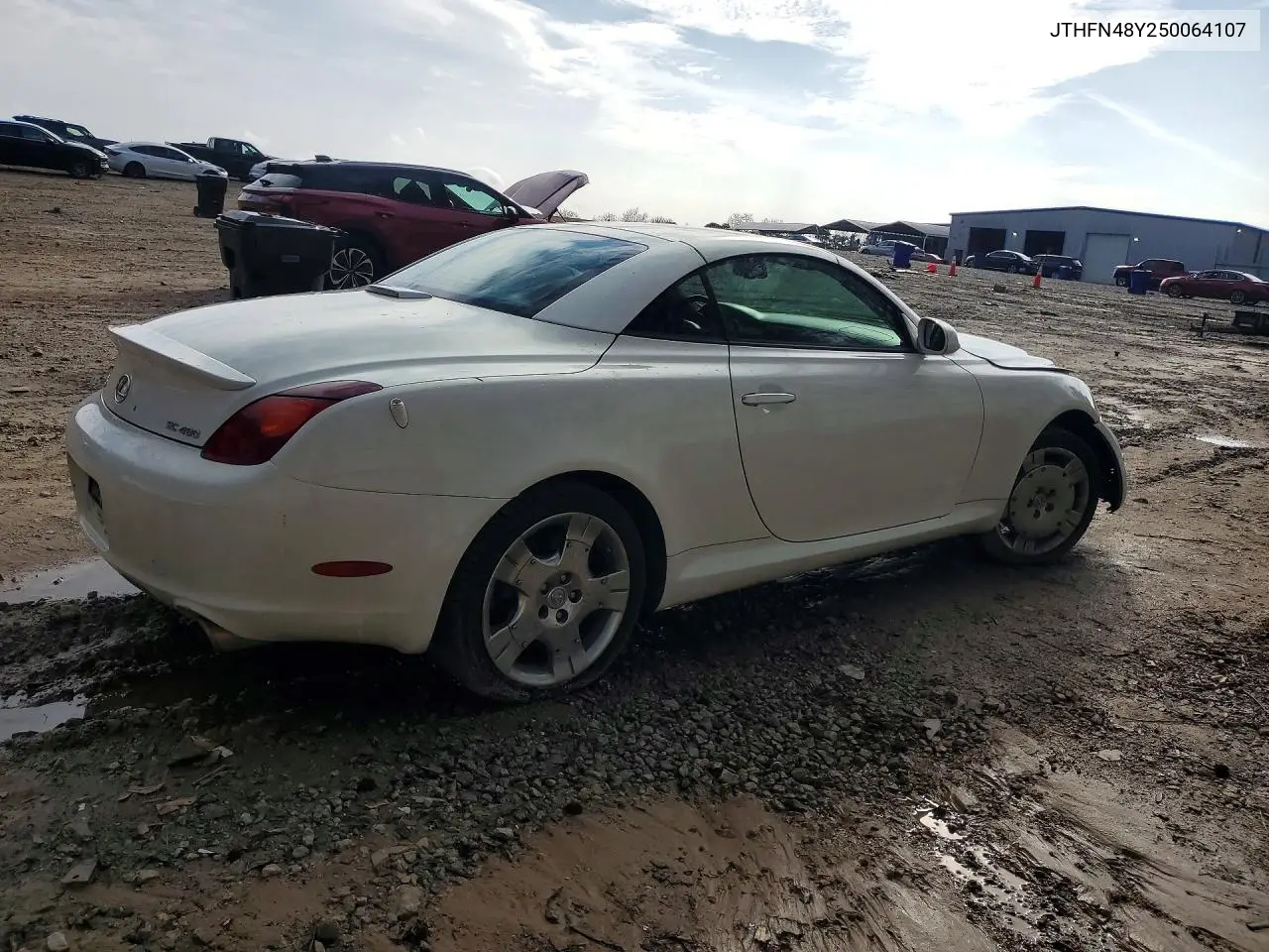 2005 Lexus Sc 430 VIN: JTHFN48Y250064107 Lot: 77691285