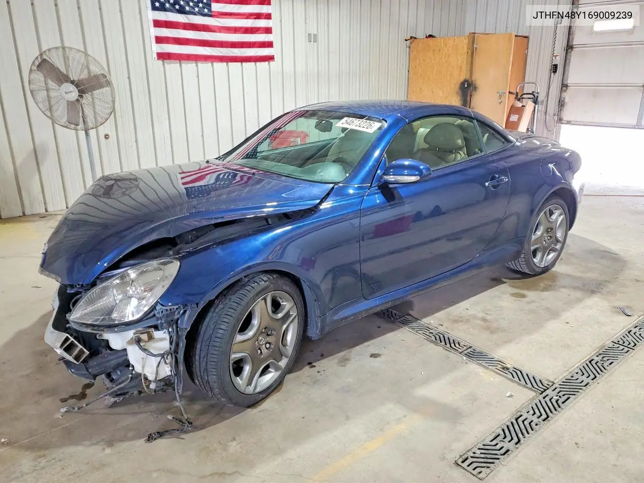 2006 Lexus Sc 430 VIN: JTHFN48Y169009239 Lot: 54673226