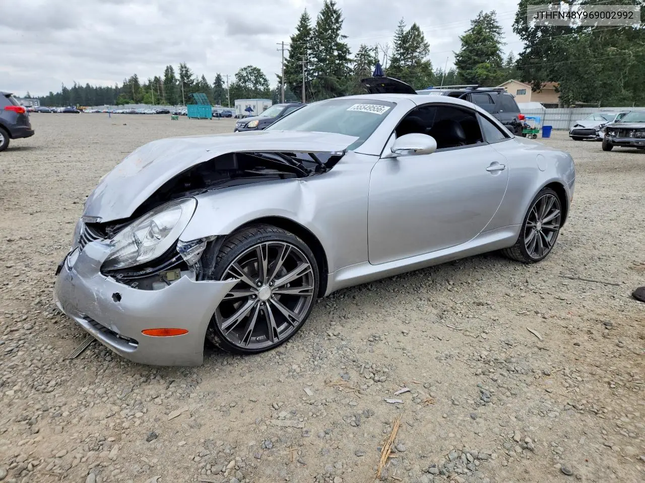 2006 Lexus Sc 430 VIN: JTHFN48Y969002992 Lot: 55549556