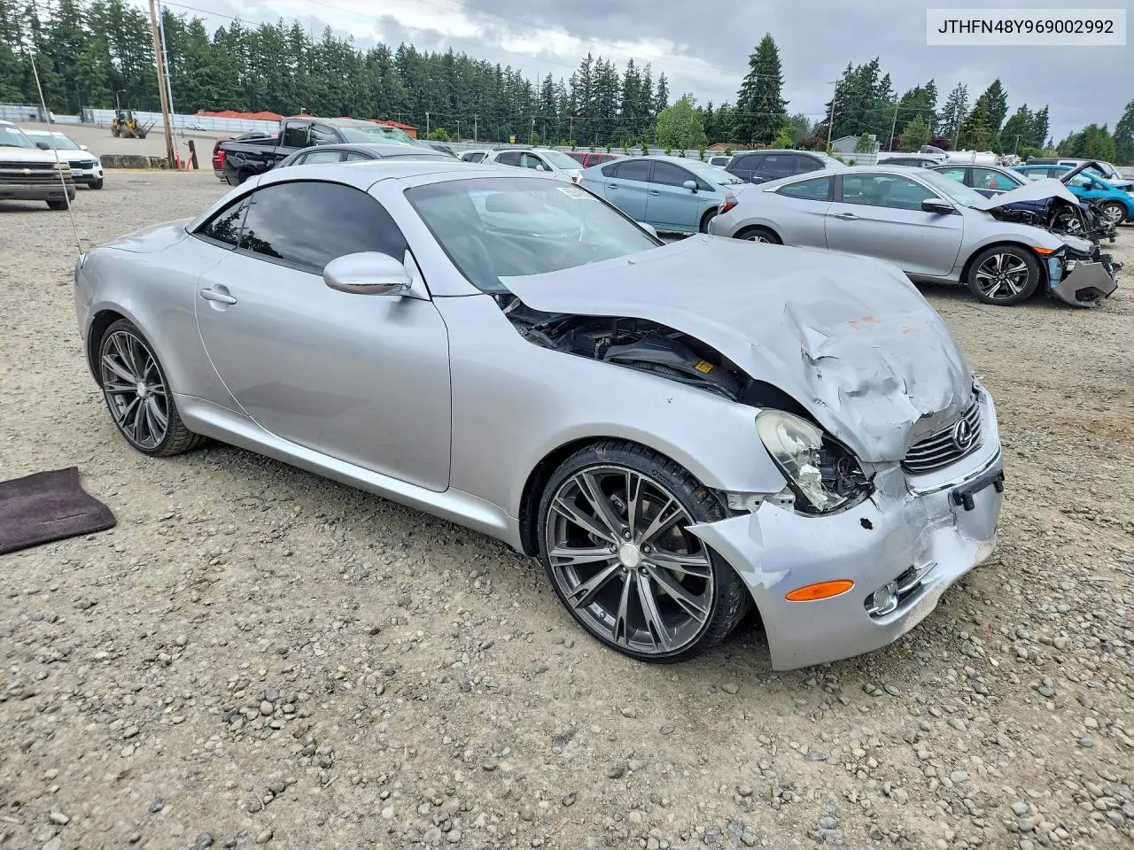 2006 Lexus Sc 430 VIN: JTHFN48Y969002992 Lot: 55549556