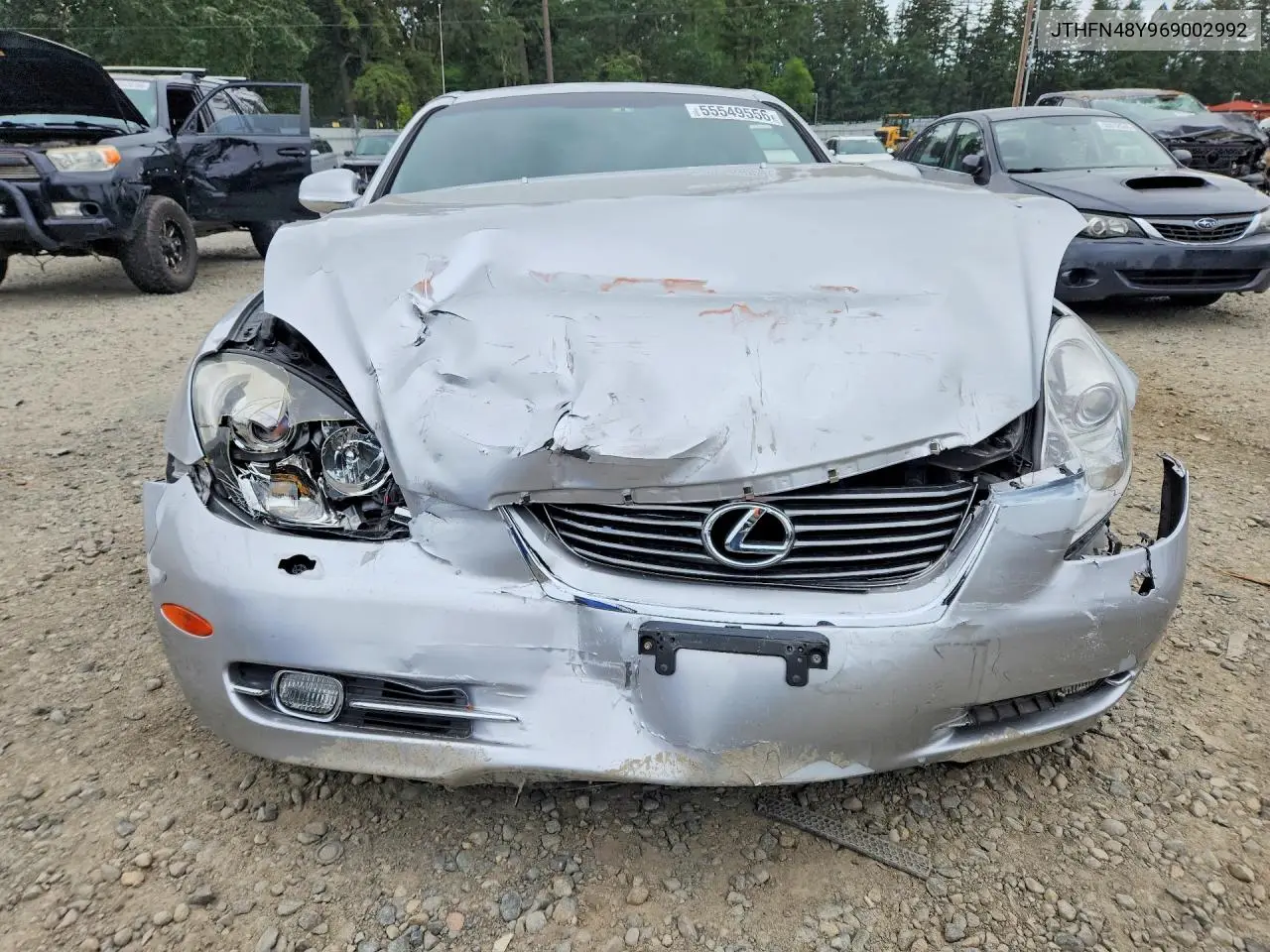 2006 Lexus Sc 430 VIN: JTHFN48Y969002992 Lot: 55549556
