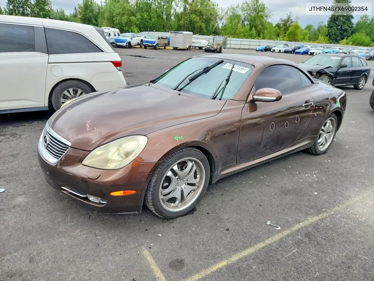 2006 Lexus Sc 430 VIN: JTHFN48YX69002354 Lot: 58142336