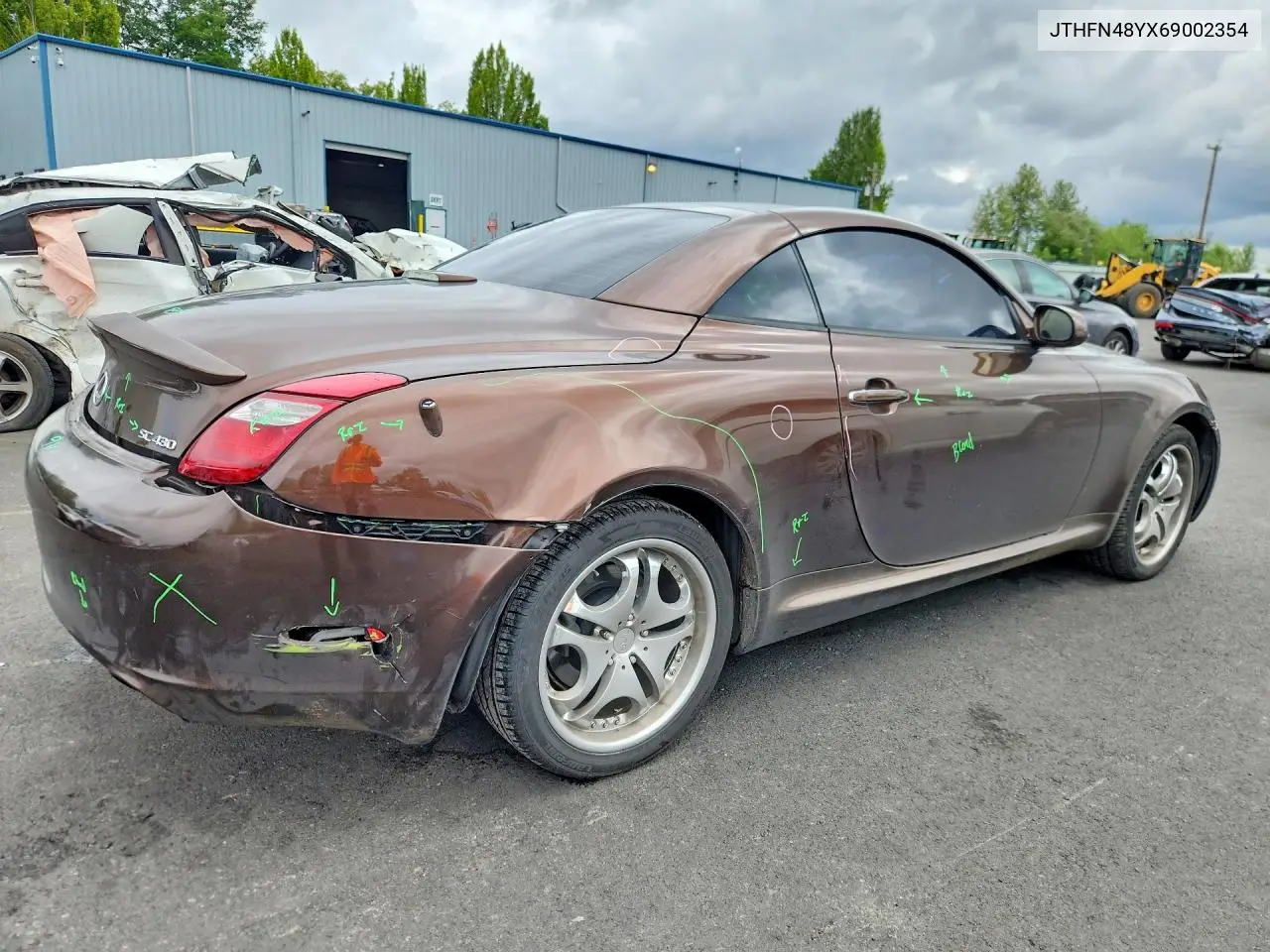 2006 Lexus Sc 430 VIN: JTHFN48YX69002354 Lot: 58142336
