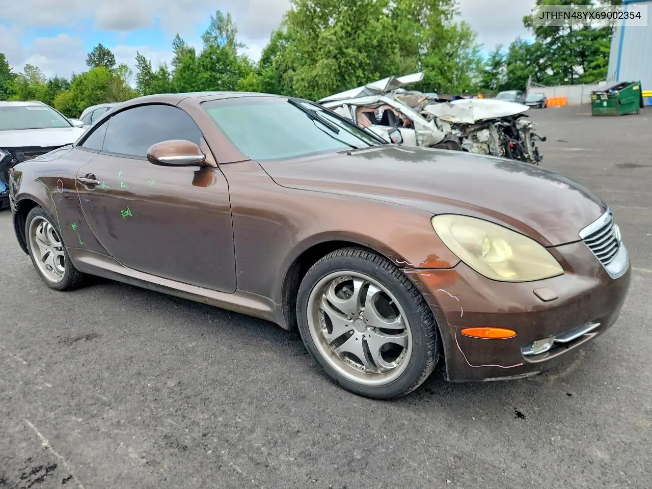 2006 Lexus Sc 430 VIN: JTHFN48YX69002354 Lot: 58142336