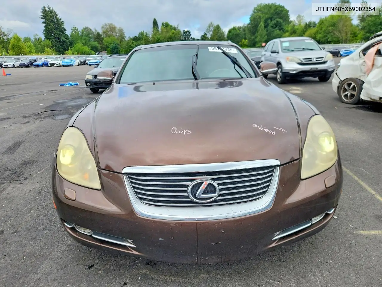 2006 Lexus Sc 430 VIN: JTHFN48YX69002354 Lot: 58142336