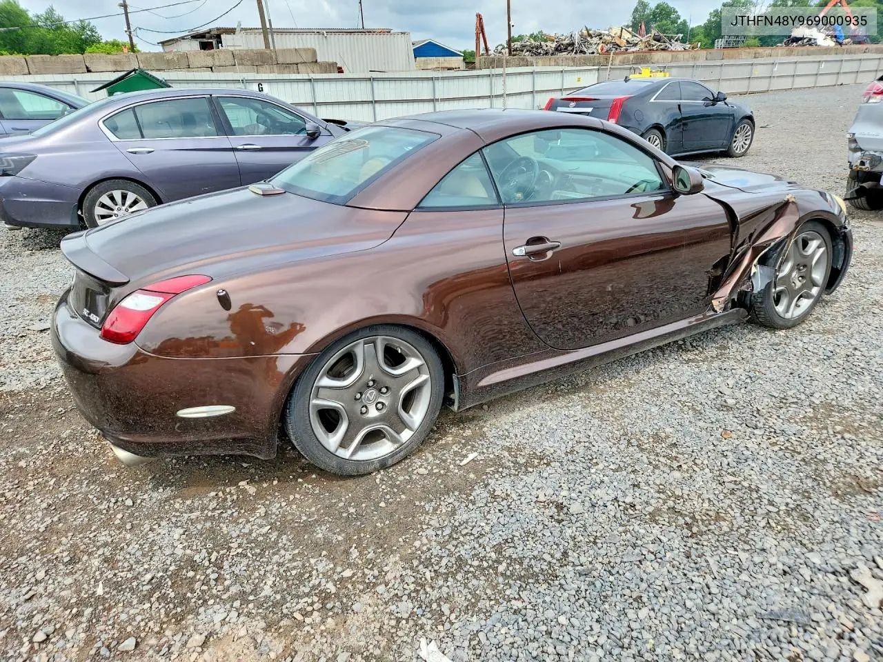 2006 Lexus Sc 430 VIN: JTHFN48Y969000935 Lot: 58551616