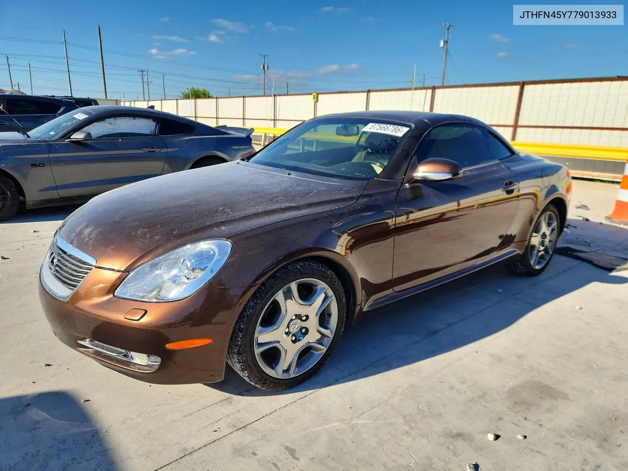 2007 Lexus Sc 430 VIN: JTHFN45Y779013933 Lot: 57566786