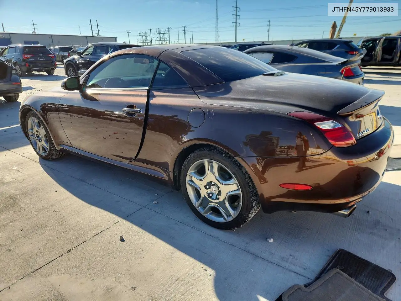 2007 Lexus Sc 430 VIN: JTHFN45Y779013933 Lot: 57566786