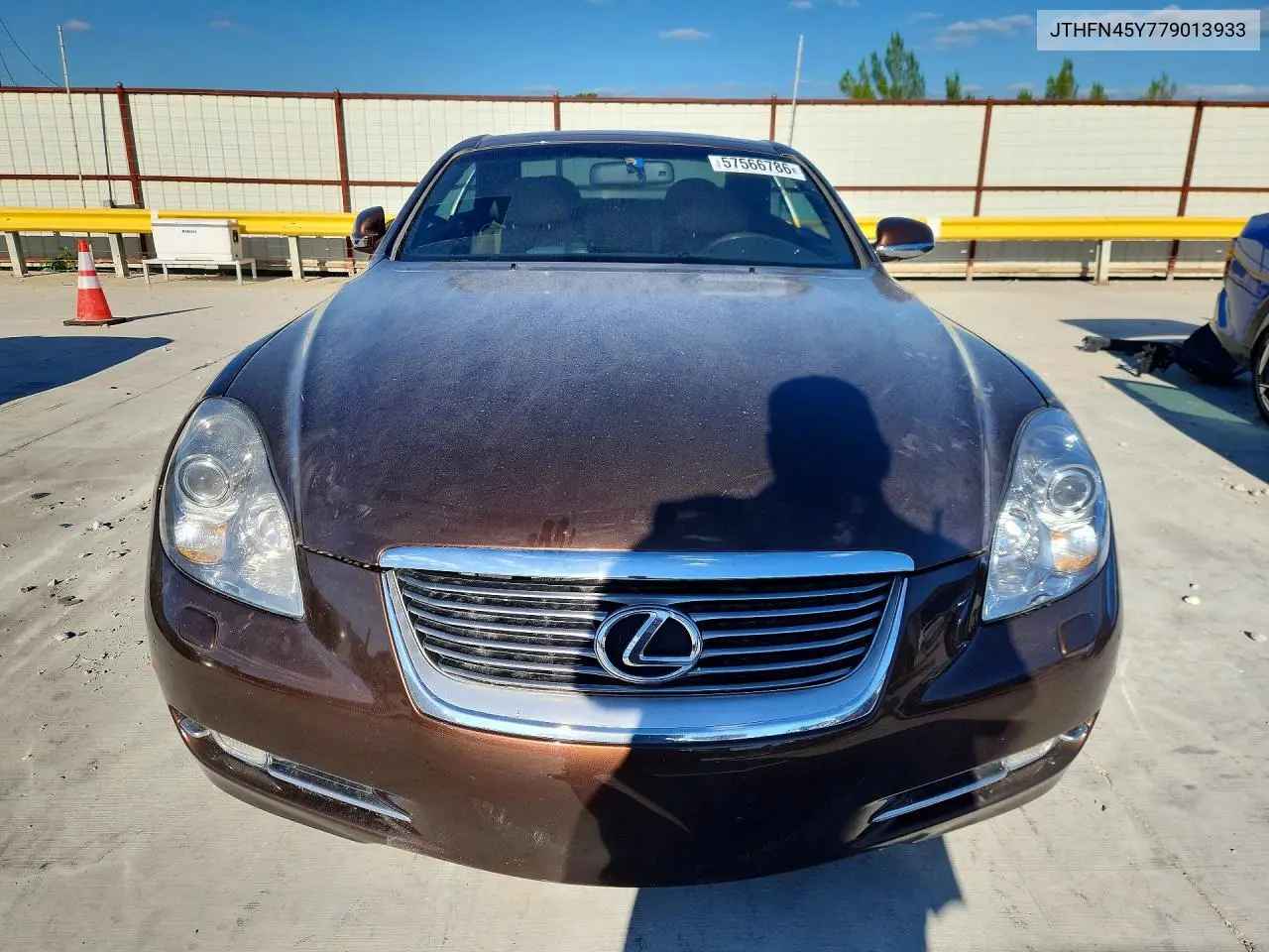 2007 Lexus Sc 430 VIN: JTHFN45Y779013933 Lot: 57566786