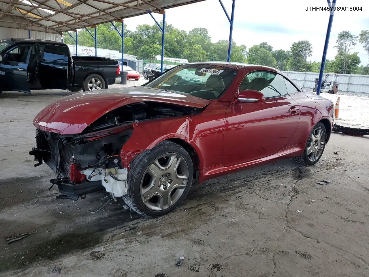 2008 Lexus Sc 430 VIN: JTHFN45Y989018004 Lot: 58821806