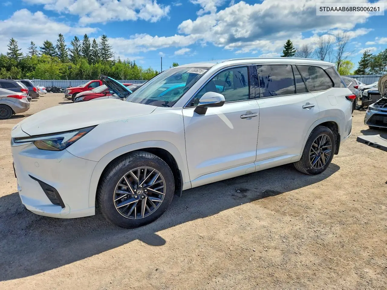 2024 Lexus Tx 350 Base VIN: 5TDAAAB68RS006261 Lot: 53806316