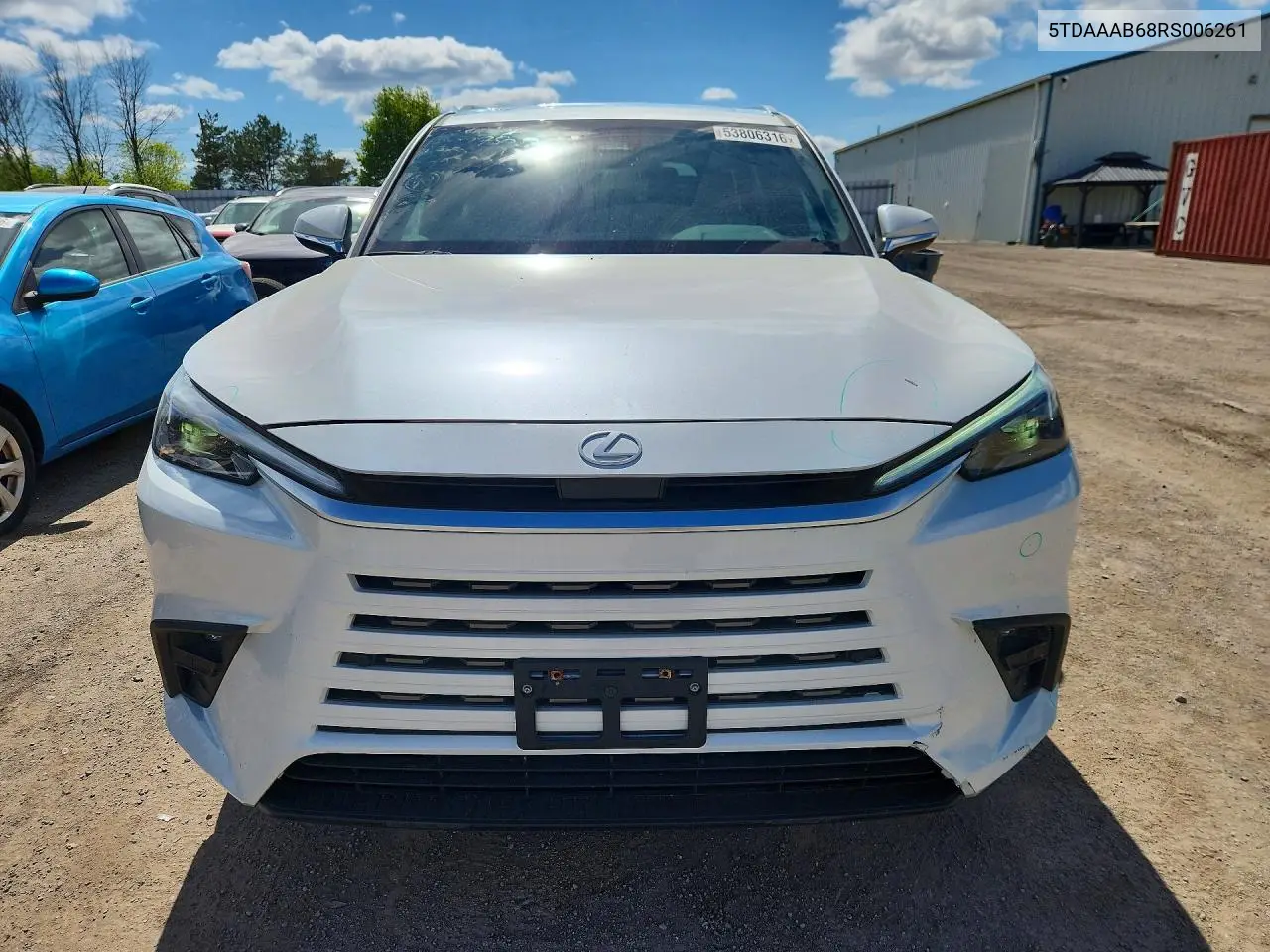 2024 Lexus Tx 350 Base VIN: 5TDAAAB68RS006261 Lot: 53806316
