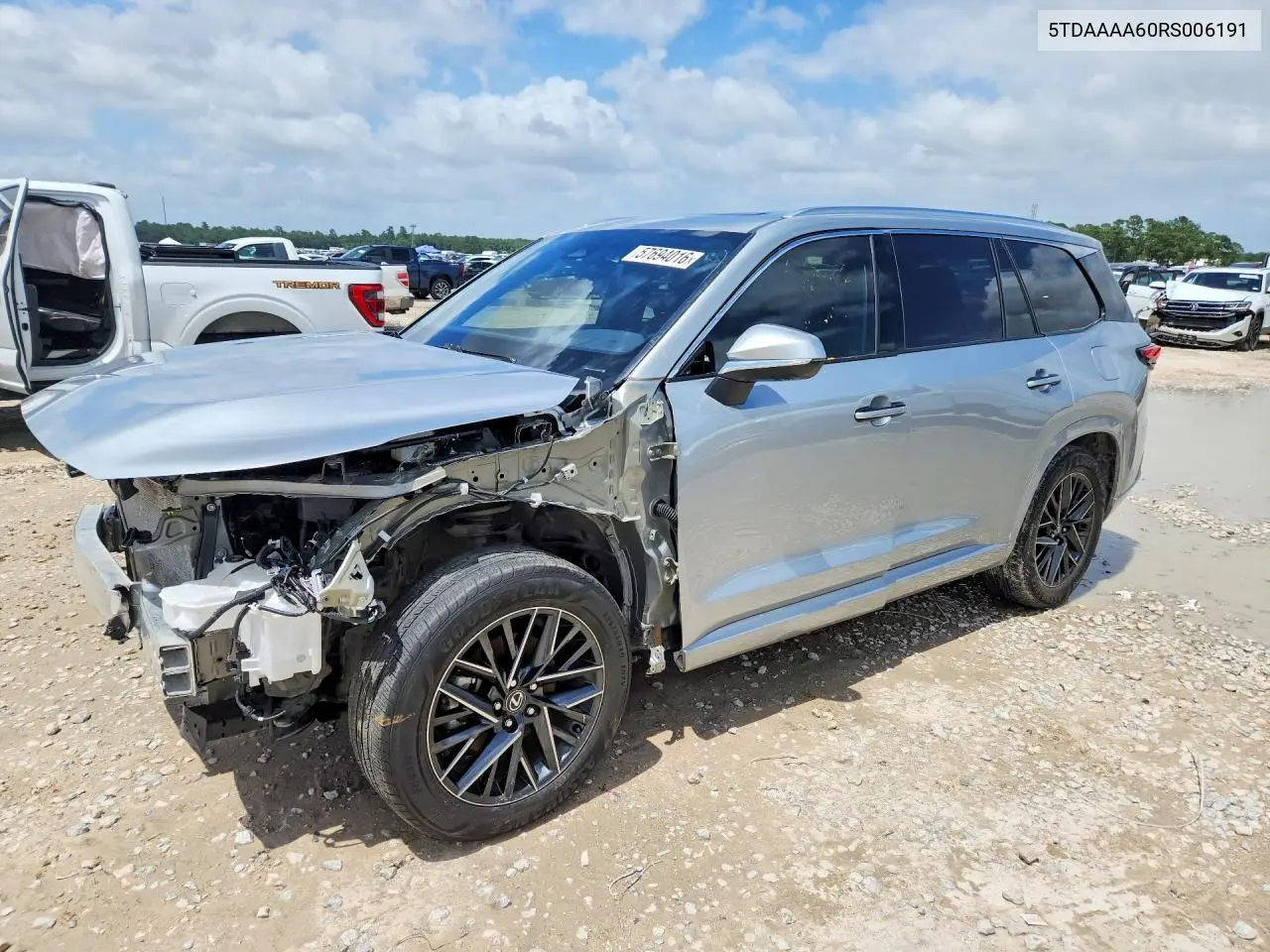 2024 Lexus Tx 350 Luxury VIN: 5TDAAAA60RS006191 Lot: 57694016