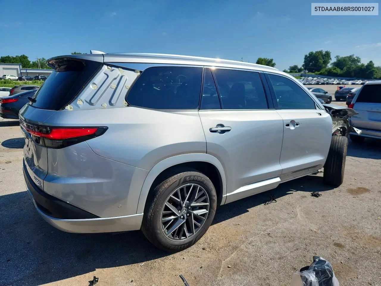 2024 Lexus Tx 350 Premium VIN: 5TDAAAB68RS001027 Lot: 58812116