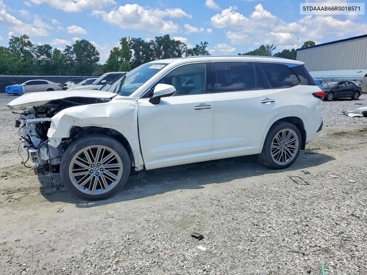 2024 Lexus Tx 350 Luxury VIN: 5TDAAAB66RS018571 Lot: 59403726