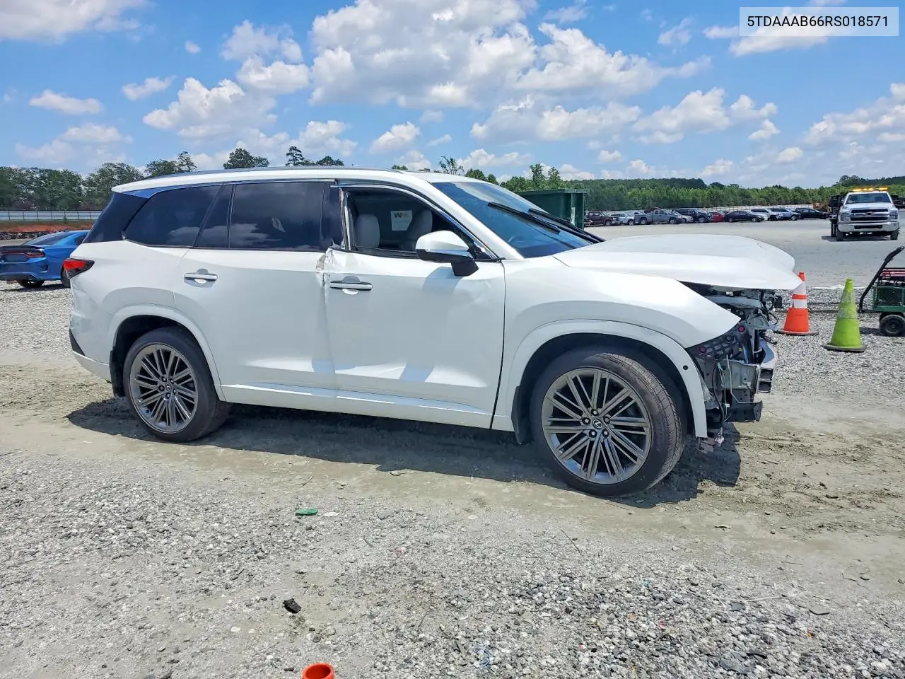 2024 Lexus Tx 350 Luxury VIN: 5TDAAAB66RS018571 Lot: 59403726