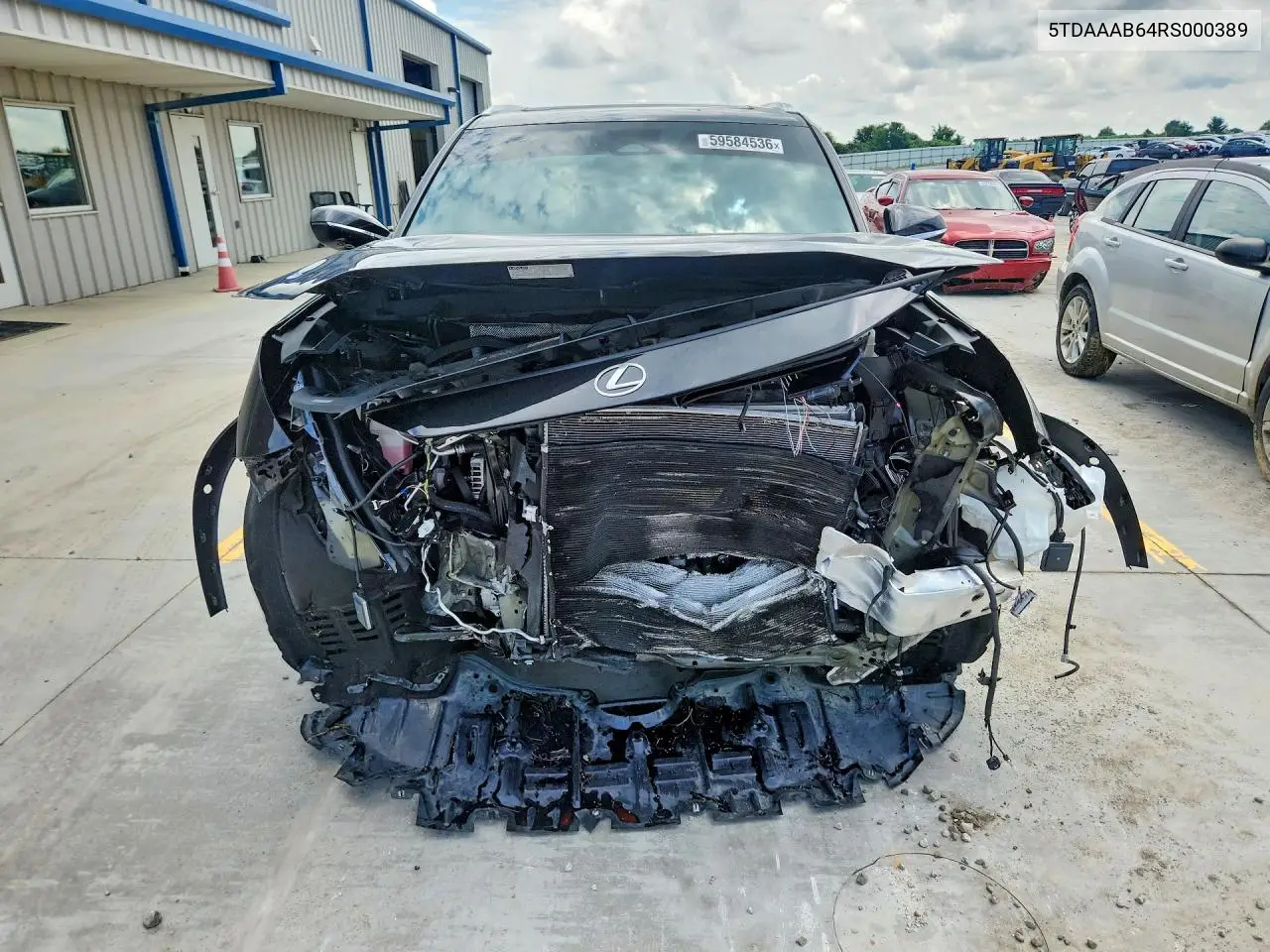2024 Lexus Tx 350 Luxury VIN: 5TDAAAB64RS000389 Lot: 59584536