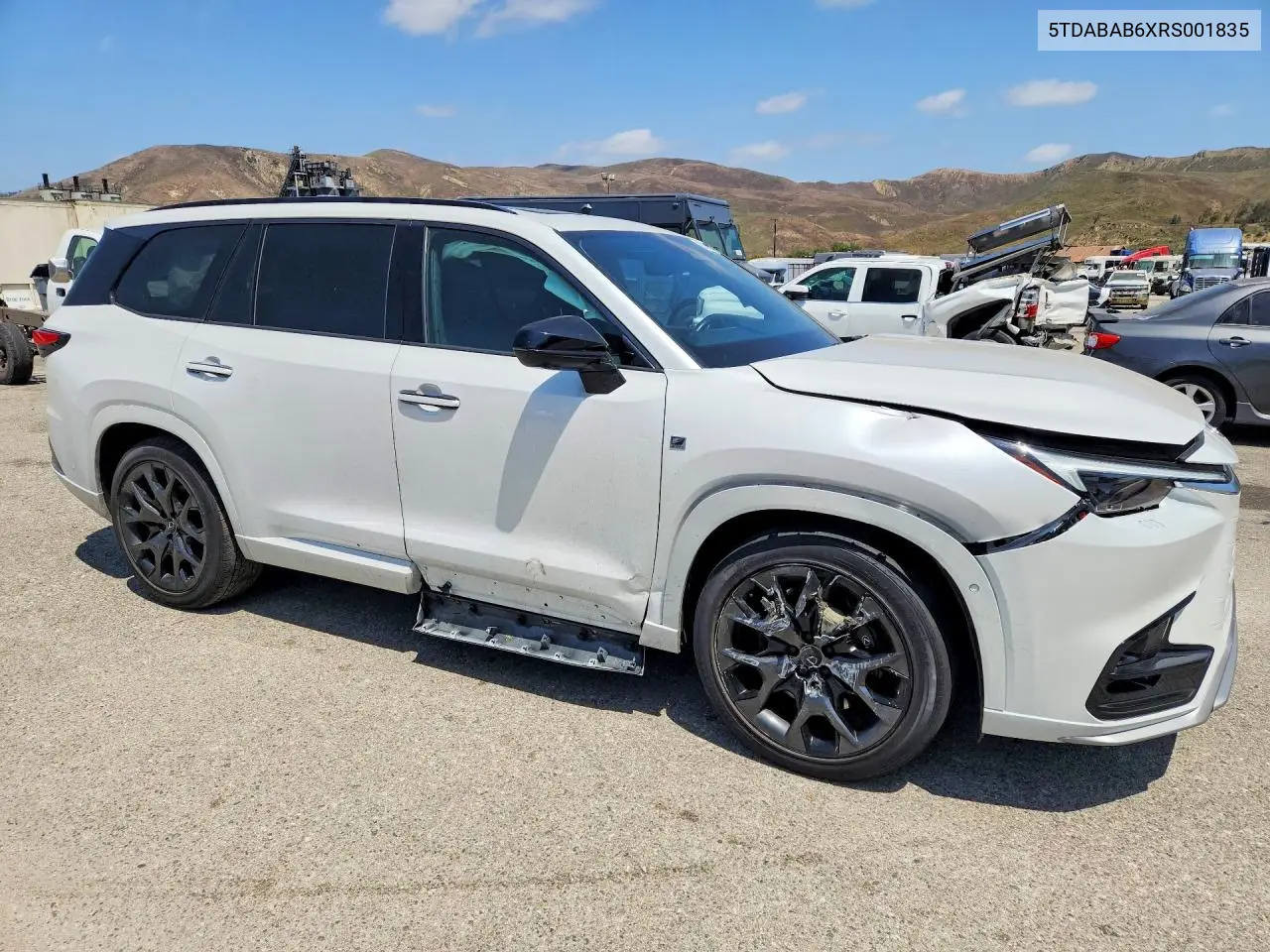 2024 Lexus Tx 500H F Sport Performance Luxury VIN: 5TDABAB6XRS001835 Lot: 85462115