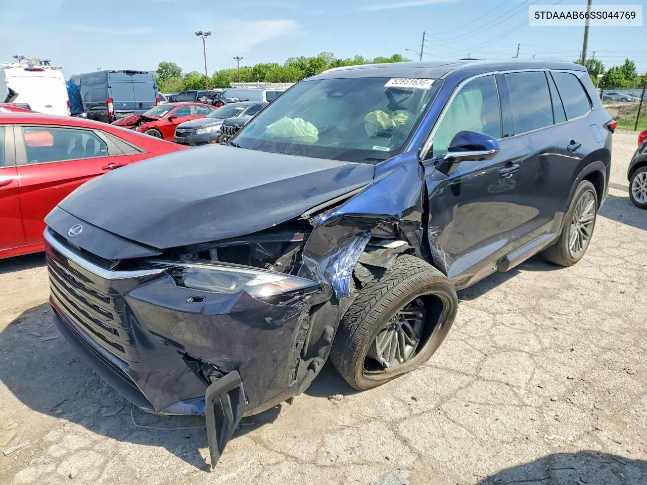 2025 Lexus Tx 350 Luxury VIN: 5TDAAAB66SS044769 Lot: 52861636