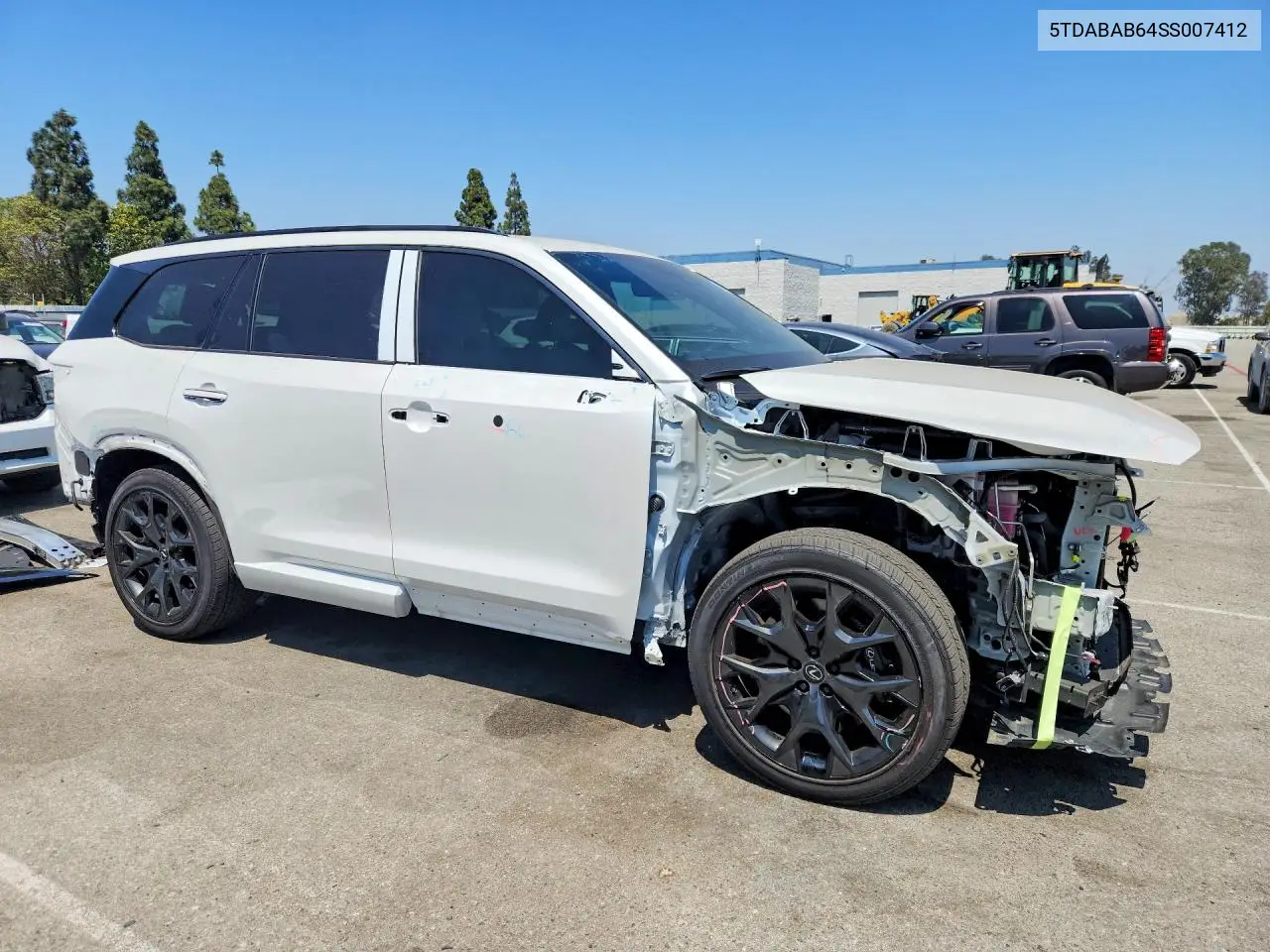 2025 Lexus Tx 500H F Sport Performance Premium VIN: 5TDABAB64SS007412 Lot: 58229386
