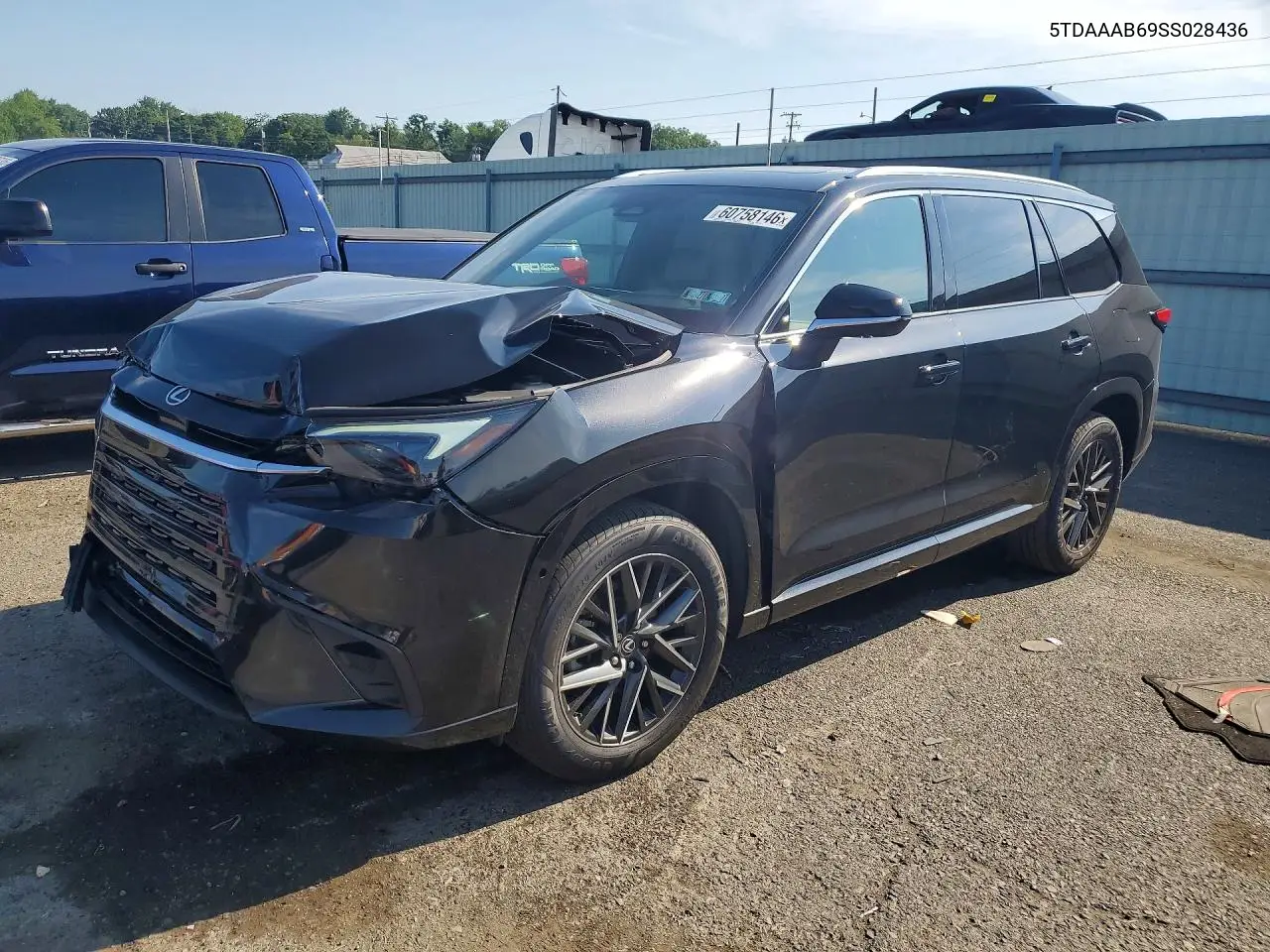 2025 Lexus Tx 350 Base VIN: 5TDAAAB69SS028436 Lot: 60758146