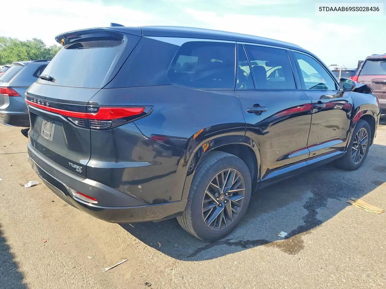 2025 Lexus Tx 350 Base VIN: 5TDAAAB69SS028436 Lot: 60758146