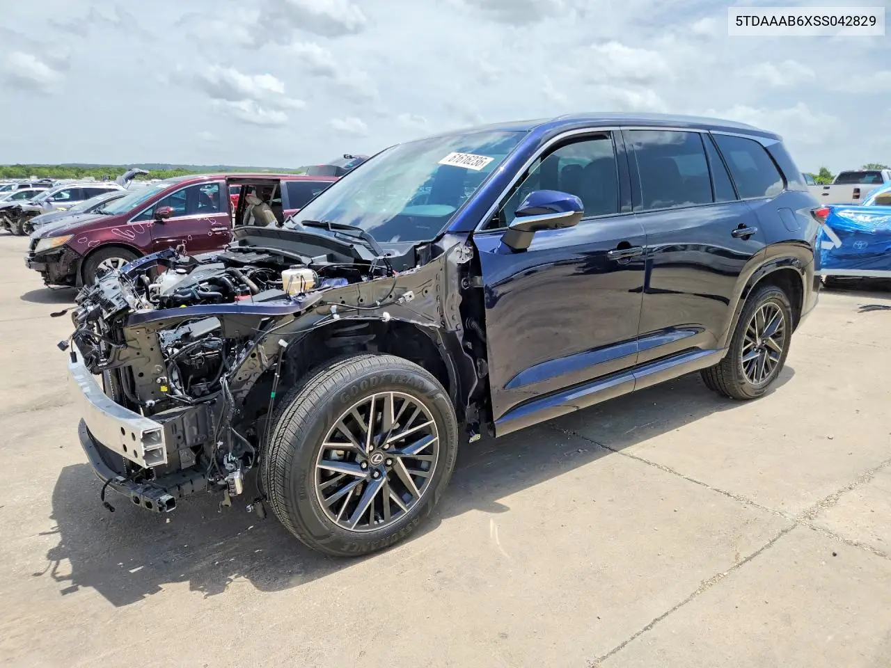 2025 Lexus Tx 350 Premium VIN: 5TDAAAB6XSS042829 Lot: 61616236