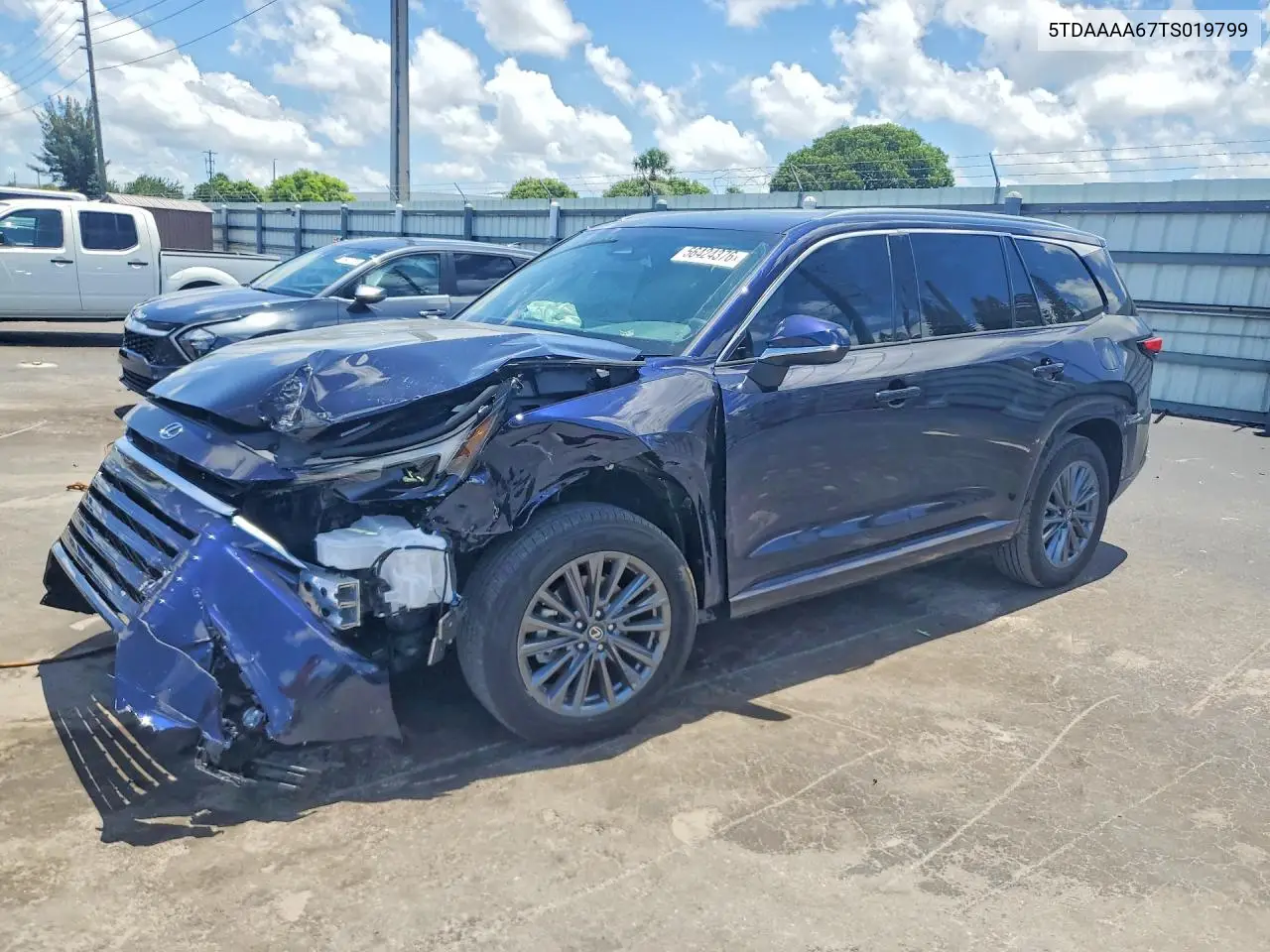 2026 Lexus Tx 350 Base VIN: 5TDAAAA67TS019799 Lot: 56424376