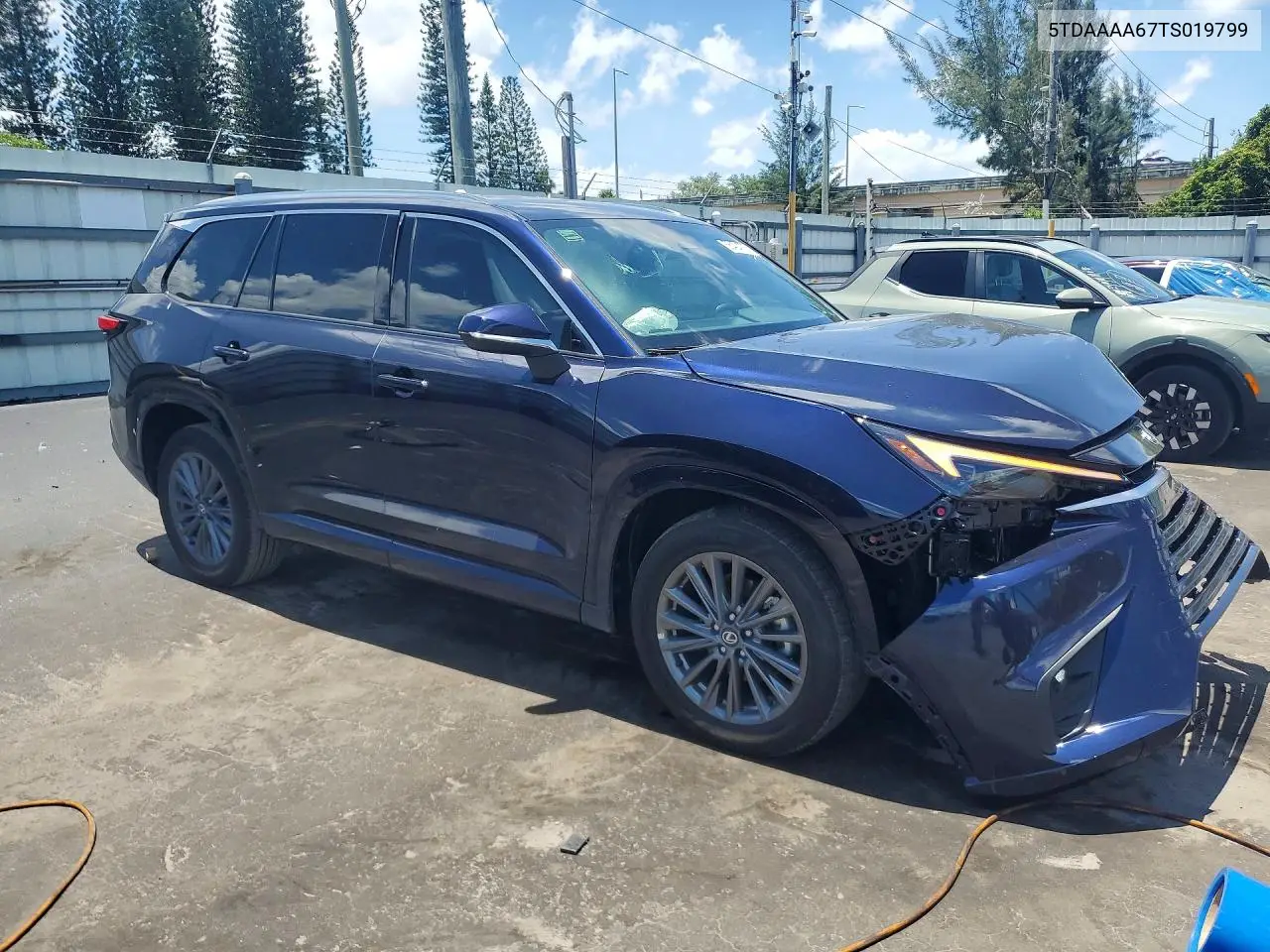2026 Lexus Tx 350 Base VIN: 5TDAAAA67TS019799 Lot: 56424376
