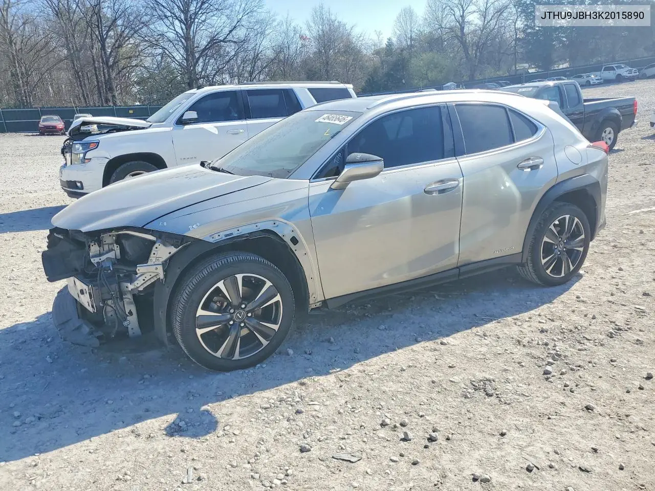 2019 Lexus Ux 250H Base VIN: JTHU9JBH3K2015890 Lot: 46465646