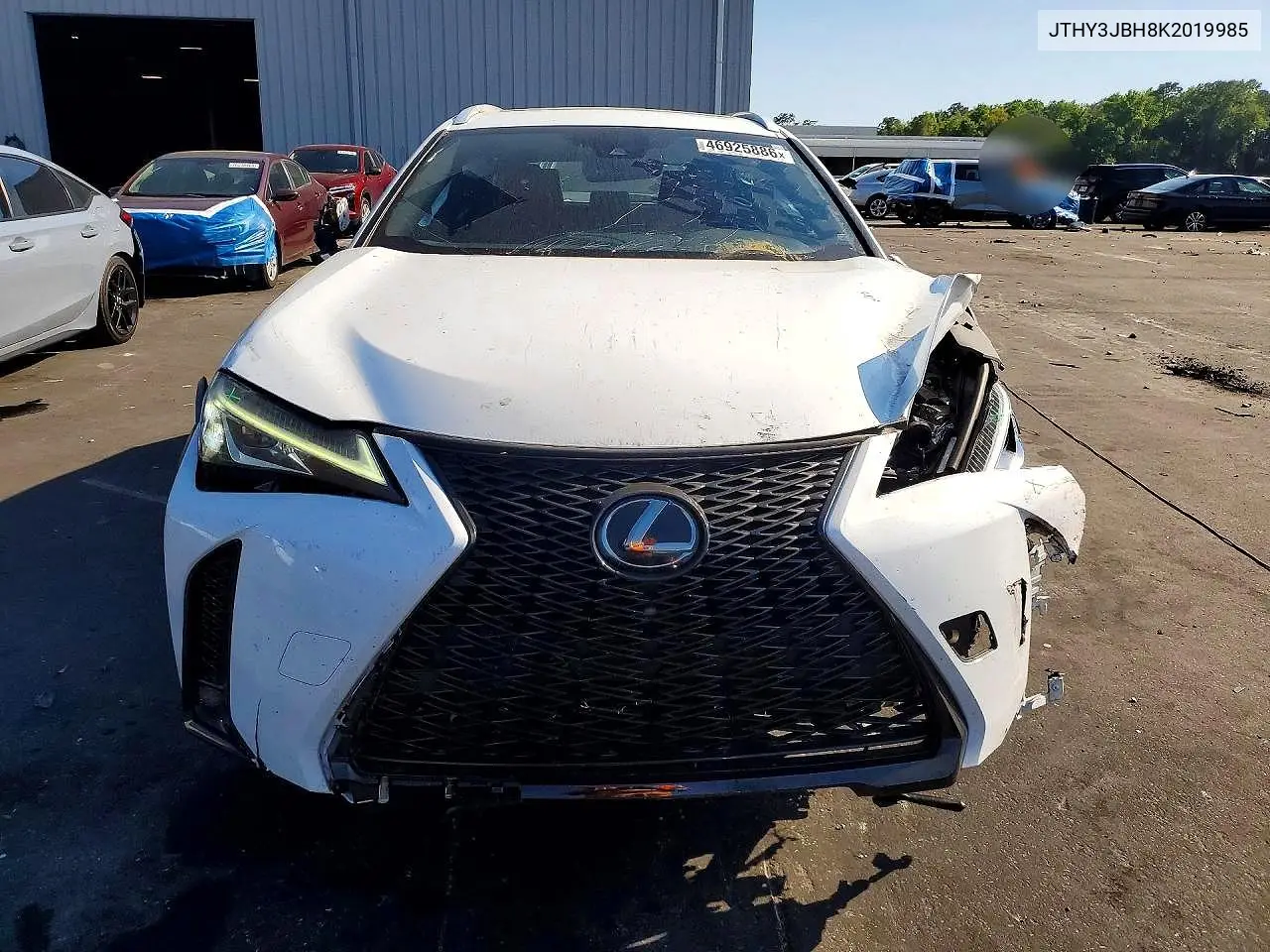 2019 Lexus Ux 200 F Sport VIN: JTHY3JBH8K2019985 Lot: 46925886