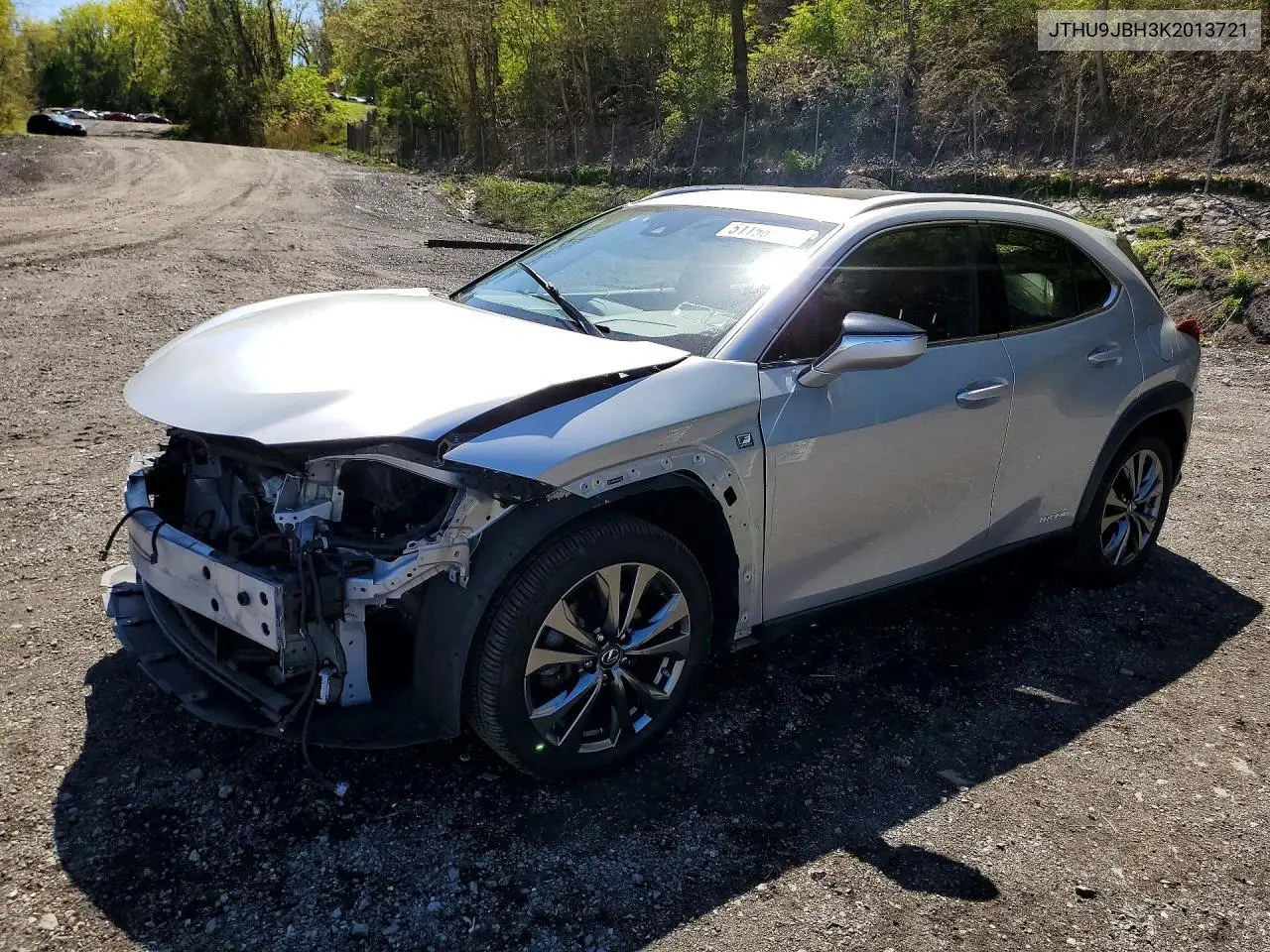 2019 Lexus Ux 250H VIN: JTHU9JBH3K2013721 Lot: 51156516