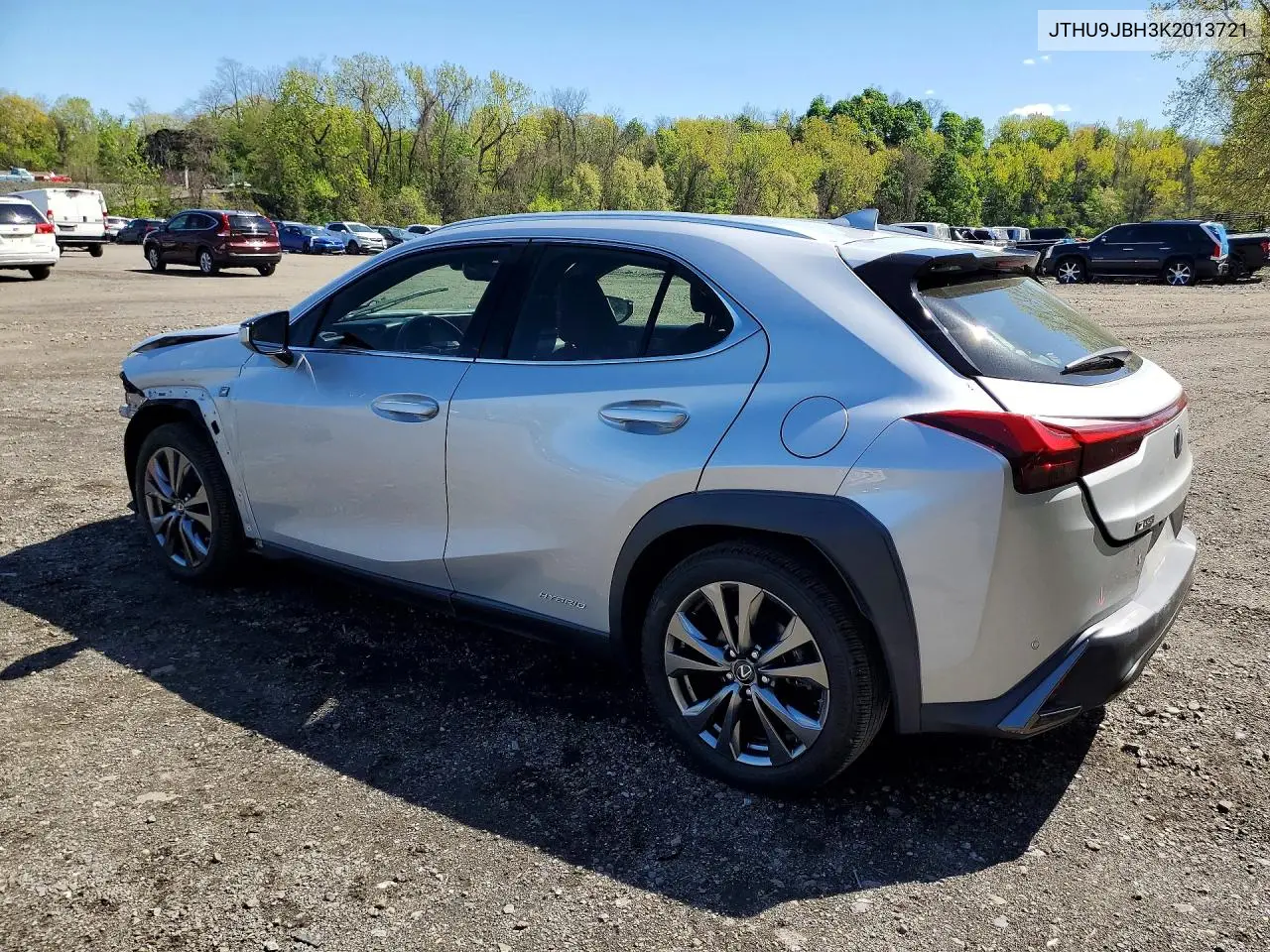 2019 Lexus Ux 250H VIN: JTHU9JBH3K2013721 Lot: 51156516