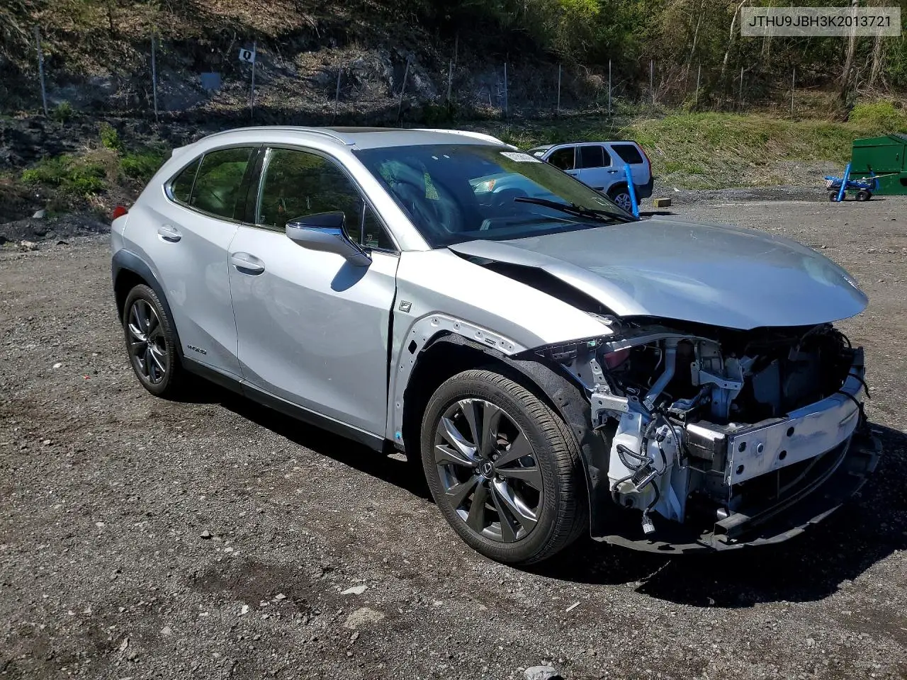 2019 Lexus Ux 250H VIN: JTHU9JBH3K2013721 Lot: 51156516