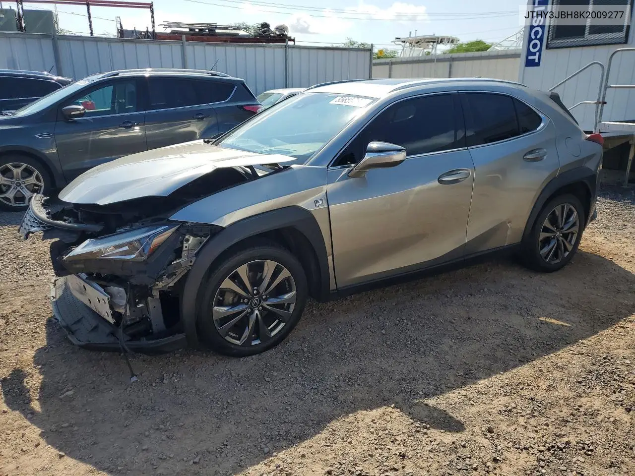 2019 Lexus Ux 200 VIN: JTHY3JBH8K2009277 Lot: 55655786