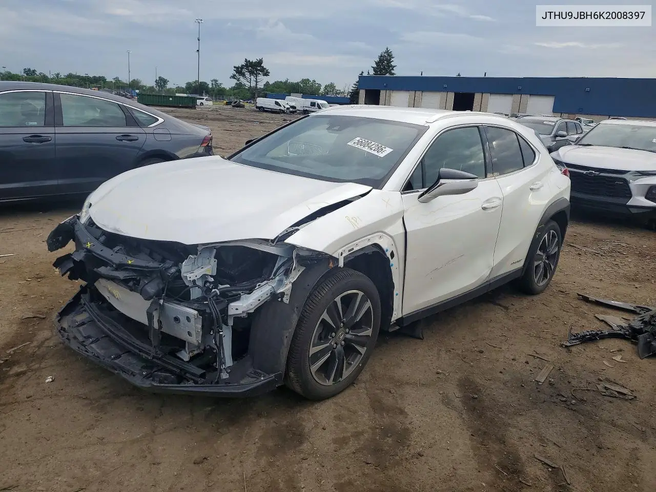 2019 Lexus Ux 250H VIN: JTHU9JBH6K2008397 Lot: 56084286