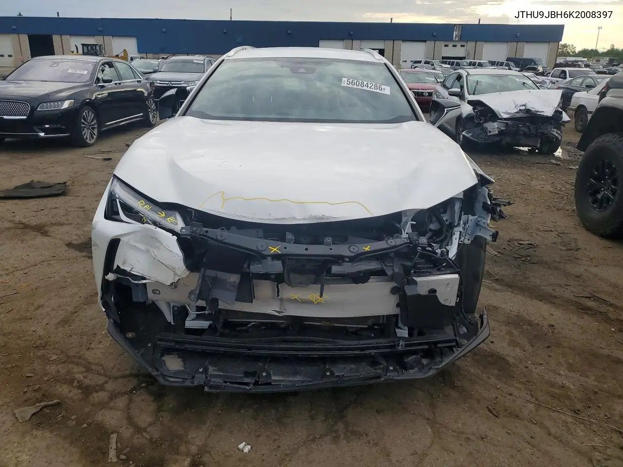 2019 Lexus Ux 250H VIN: JTHU9JBH6K2008397 Lot: 56084286