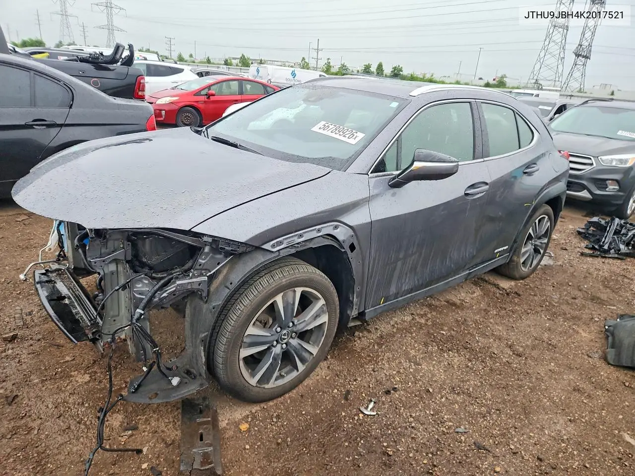 2019 Lexus Ux 250H VIN: JTHU9JBH4K2017521 Lot: 56789926